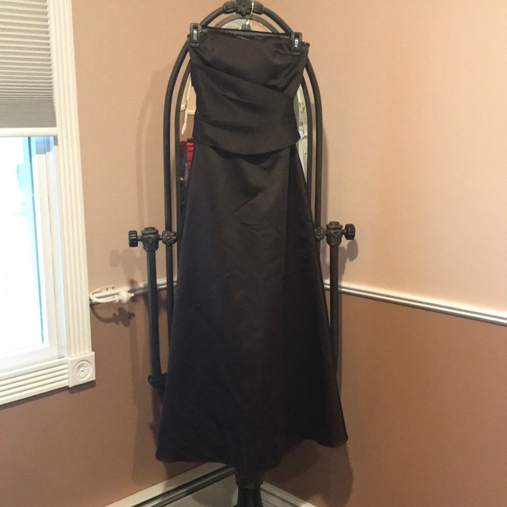 Strapless Gown.